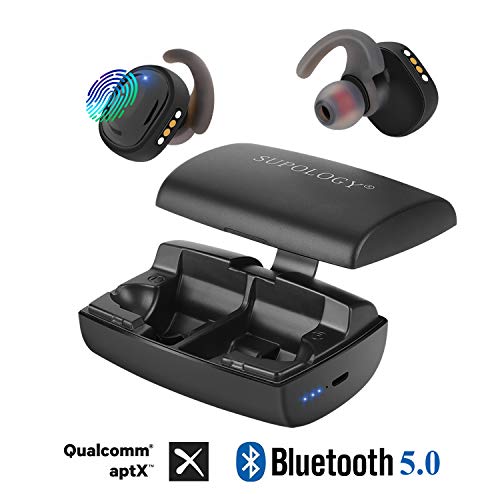 Product Cover Bluetooth 5.0 Wireless Earbuds, [2020 Upgraded] in-Ear Headphones with Deep Bass 3000mAh Power Bank Charger Case IPX7 Waterproof 200 Hours Playtime Mic for iPhone iPad Android, One-Step Pairing, Apt-X