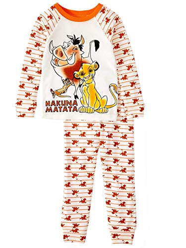 Product Cover Disney Lion King Hakuna Matata Toddler Boys 2 Piece Sleepwear Pajama Set (4T)