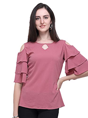 Product Cover J B Fashion Women's Regular fit Top (D-252-S_Magenta_Small)