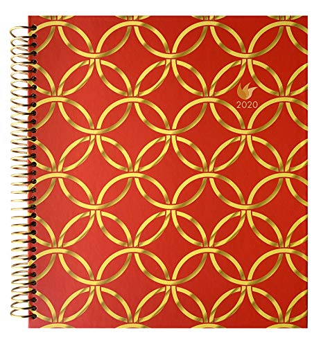 Product Cover InnerGuide 2020 Planner - 2020 Calendar Year - 8x9 Inch Appointment Book - Daily Weekly & Monthly - by Inner Guide Life Planners (Gold Rings Cover)