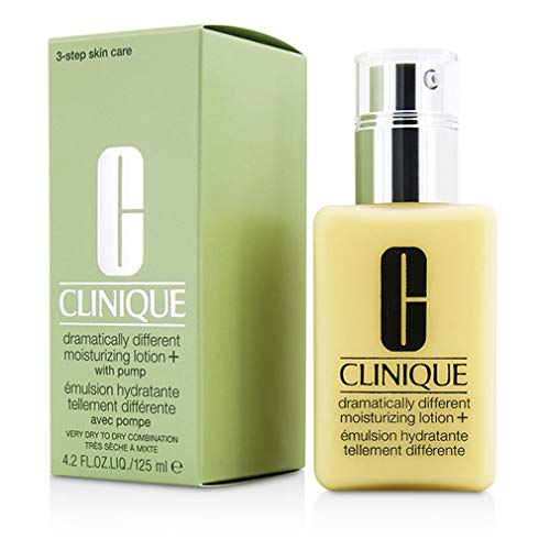 Product Cover 125ml Clinique - Dramatically Different Moisturizing Lotion + (Very Dry to Dry Combination; With Pump)