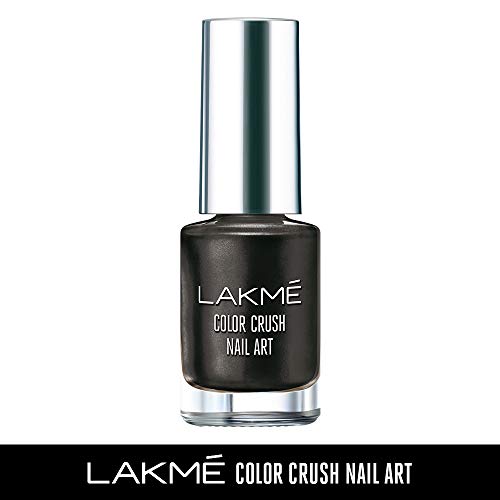 Product Cover Lakme Color Crush Nailart, M7 Black, 6 ml