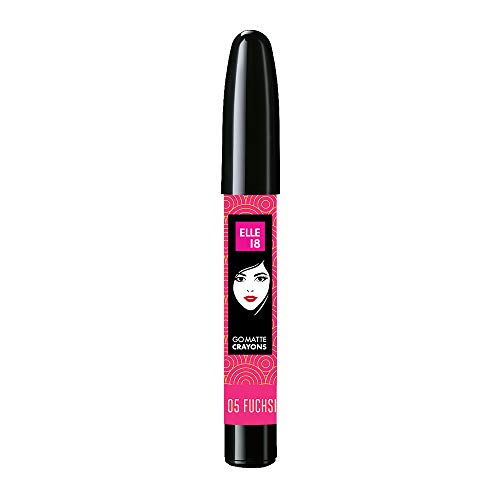 Product Cover Elle 18 Go Matte Lip Crayons, 05 Fuchsia Burst, 2.2 g