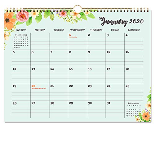 Product Cover 2020 Calendar - Monthly Wall Calendar with Premium Thick Paper, 15