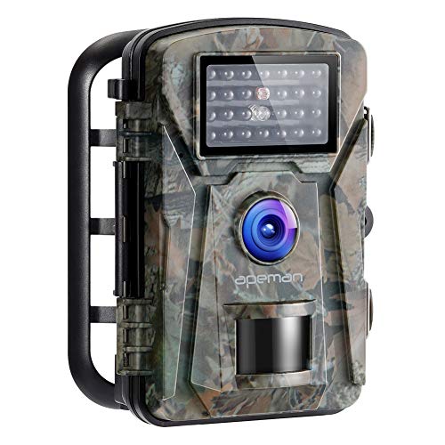 Product Cover APEMAN Trail Camera 16MP 1080P No-Glow Infrared Night Vision Hunting Camera for Wildlife Monitoring, Garden, Home Security Surveillance
