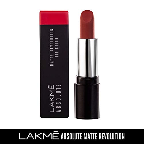 Product Cover Lakmé Absolute Matte Revolution Lip Color, 103 Maroon Fantasy, 3.5 g