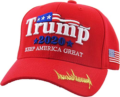 Product Cover TRUMP025-RED Keep America Great - Donald Trump 2020 Election Hat Cap KAG MAGA
