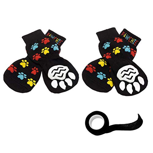 Product Cover PAWCHIE Anti-Slip Dog Socks for Hardwood Floors, Pet Paw Protection for Injured Paw, Indoor Wear
