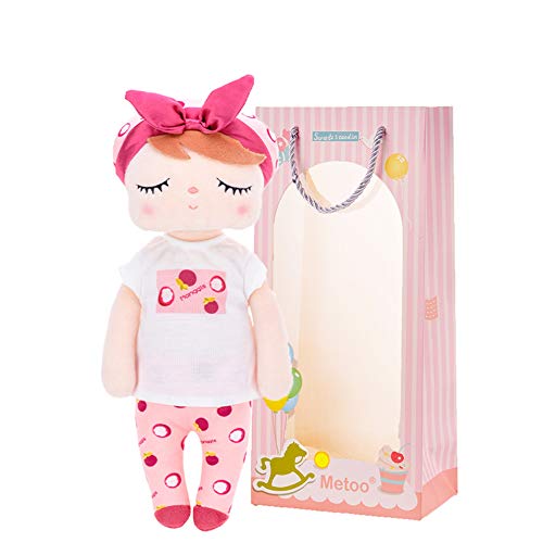 Product Cover Me Too Baby Doll Girl Gifts Plush Toy Rag Dolls Angela Fruit Girl Toys Mangosteen 13 Inches