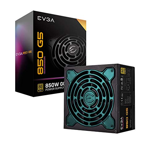 Product Cover EVGA Supernova 850 G5, 80 Plus Gold 850W, Fully Modular, ECO Mode with Fdb Fan, 10 Year Warranty, Compact 150mm Size, Power Supply 220-G5-0850-X1