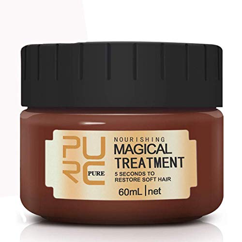 Product Cover Magical Hair Treatment Mask, Advanced Molecular Hair Roots Treatment Professtional Hair Conditioner, 5 Seconds to Restore Soft Hair, Deep Conditioner Suitable for Dry & Damaged Hair-60ml