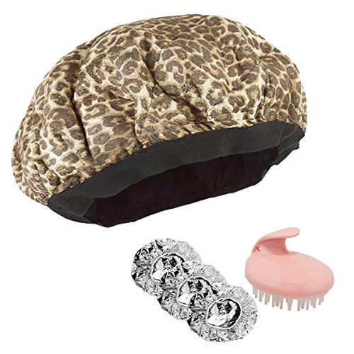 Product Cover Cordless Deep Conditioning Heat Cap - Treatment Steam Cap, Thermal Therapy, Haircare Hair Spa Cap