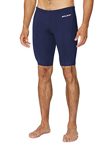 Product Cover BALEAF Men's Athletic Durable Training Polyester Jammer Swimsuit Navy 40
