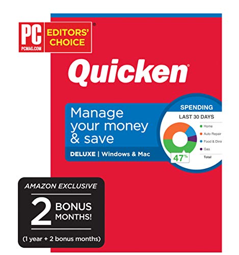 Product Cover Quicken Deluxe Personal Finance - Manage Your Money and Save [Amazon Exclusive] [PC/Mac Disc]