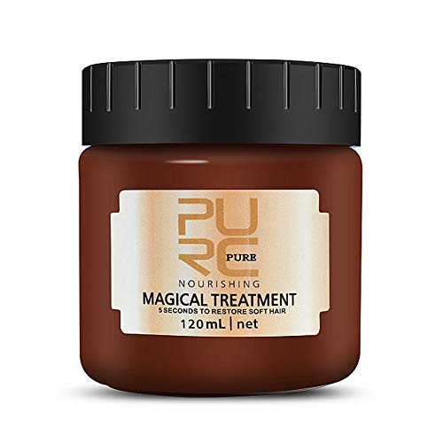 Product Cover Hair Treatment Mask, Advanced Molecular Hair Roots Treatment, Professional Hair Conditioner, 5 Seconds to Restore Soft, Deep Hydrating Hair Recover Mask for Repairs Dry Damaged Hair - 120ml
