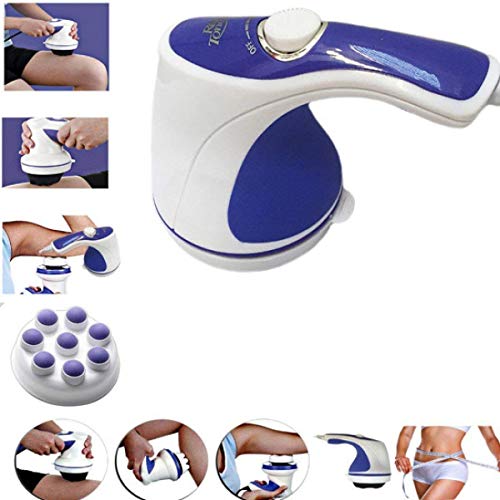 Product Cover Weltime Stylish Relex Body Massager full body massager for pain relief Very Powerful Full Body Massager, Muscles Relief, Fat Burning, Reduces Weight,Face,Back,Head,Neck,Leg,Stress Relief (Blue)