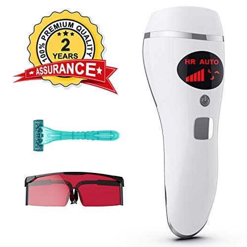 Product Cover Hair Removal for Women & Men Permanent IPL Hair Removal System Painless Hair Remover Facial Body Professional Treatment Wholebody Home Use-White D19 Pro