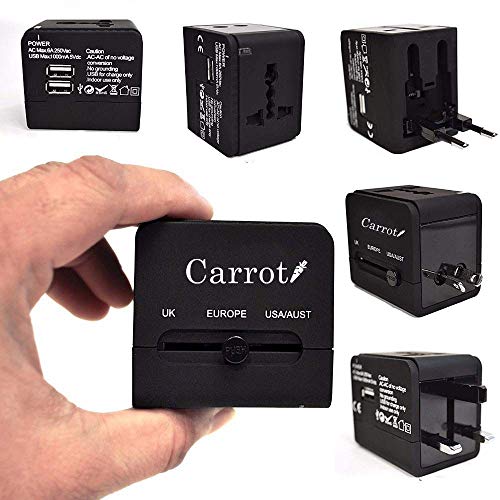 Product Cover Carrot Universal Travel Adapter with 2 USB Ports
