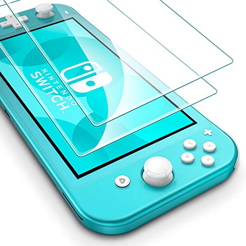 Product Cover ESR Screen Protector for the Nintendo Switch Lite, [Scratch-Resistant] [HD Clarity] [Force Resistant Up to 5 kg] Premium Clear Tempered Glass Screen Protector for Nintendo Switch Lite (2 Pack)