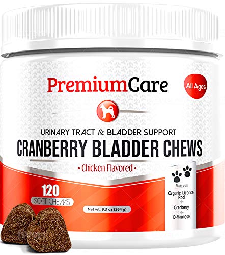 Product Cover Cranberry For Dogs - Cranberry Pills For Dogs Bladder Support No More Dog Antibiotics - Dog UTI Treatment Food - Bladder Infection Relief Urinary Tract Health UT Incontinence, Immune System D Mannose