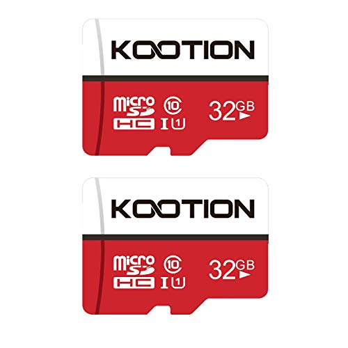Product Cover KOOTION 2 Pack 32 GB Micro SD Card Class-10 Micro SDHC Memory UHS-I Card Ultra High Speed TF Card R Flash, C10, U1, 32 GB