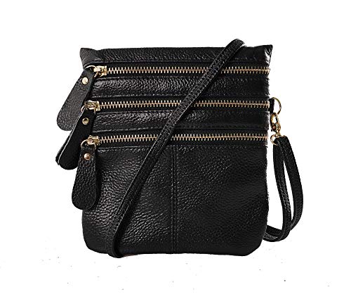 Product Cover Leather Multi-Pocket Small Cell Phone Crossbody Purses Bags Wallet Women Shoulder Sling Purse Adjustable Strap lightweight