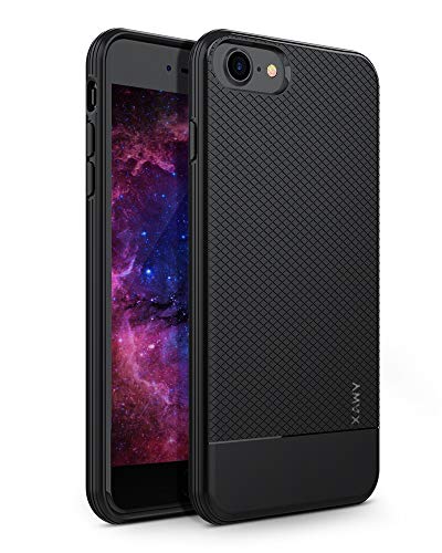 Product Cover TOBOS Xawy iPhone 6 Plus Case, iPhone 6s Plus Case, Slim Fit Shell Hard Soft Feeling Full Protective Anti-Scratch&Fingerprint Cover Case Compatible with iPhone 6/6s Plus(Black)