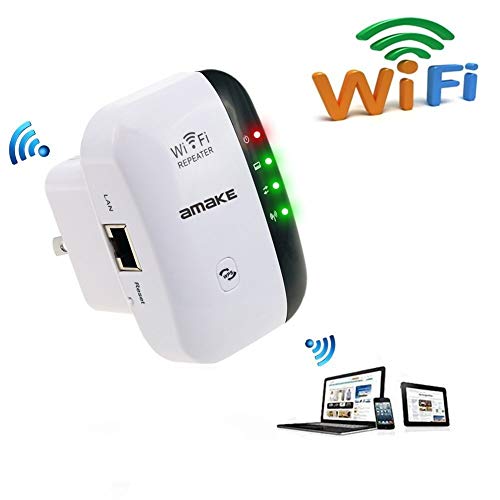 Product Cover WiFi Range Extender,with WPS Internet Signal Booster | WiFi Extender 300 Mbps, Repeater,Access Point | Easy Set-Up | 2.4G Network with Integrated Antennas LAN Port & Compact Designed Internet Booste