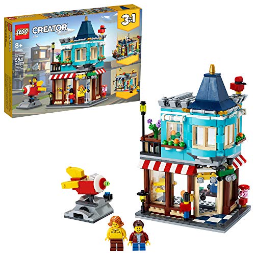 Product Cover LEGO Creator 3in1 Townhouse Toy Store 31105, Cool Buildable Toy for Kids Building Kit, New 2020 (554 Pieces)