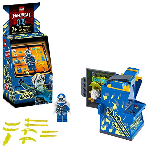 Product Cover LEGO NINJAGO Jay Avatar - Arcade Pod 71715 Mini Arcade Machine Building Kit, New 2020 (47 Pieces)