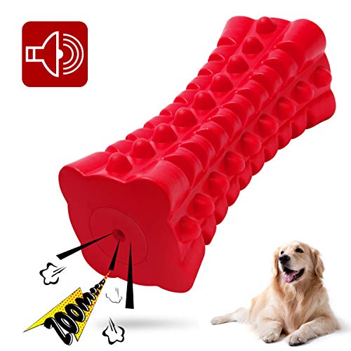 Product Cover VANFINE Dog Squeaky Toys Almost indestructible Tough durable dog toys dog chew toys for large dogs aggressive chewers squeaky toys for dogs Stick Squeaker Puppy Chew Toys with Non-Toxic Natural Rubber