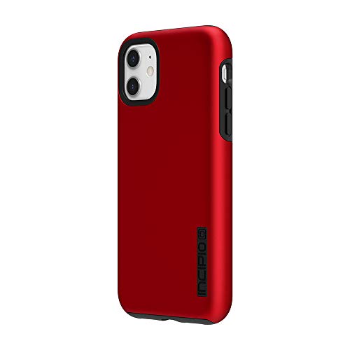 Product Cover Incipio DualPro Dual Layer Case for Apple iPhone 11 with Flexible Shock-Absorbing Drop-Protection - Iridescent Red/Black