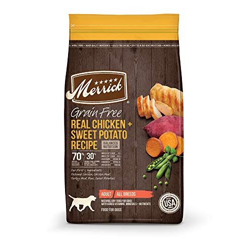 Product Cover Merrick Grain Free Chicken + Sweet Potato Dry Dog Food Recipes, 1 Pack