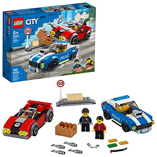 Product Cover LEGO City Police Highway Arrest 60242 Police Toy, Fun Building Set for Kids, New 2020 (185 Pieces)