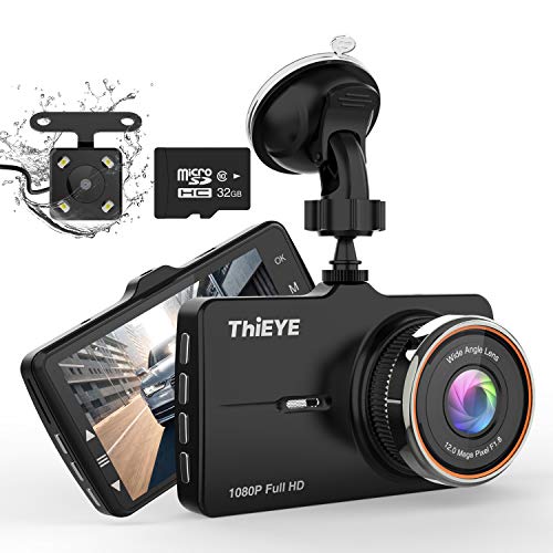 Product Cover ThiEYE Dash Cam Front and Rear Car Camera Dual Dashcam FHD 1080P 3.2