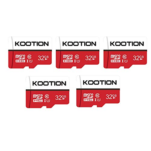 Product Cover KOOTION 5 X 32 GB Micro SD Card Ultra Class 10 Micro SDHC Memory Card UHS-I High-Speed TF Card R Flash, C10, U1