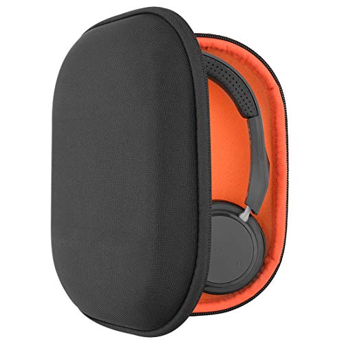 Product Cover Geekria UltraShell Headphone Case for Plantronics BackBeat FIT 500, BackBeat 500 On-Ear Wireless Headphones, Voyager 4200 UC, 4210 UC, 4220 UC Wireless Headset, Hard Shell Travel Carrying Bag (Black)
