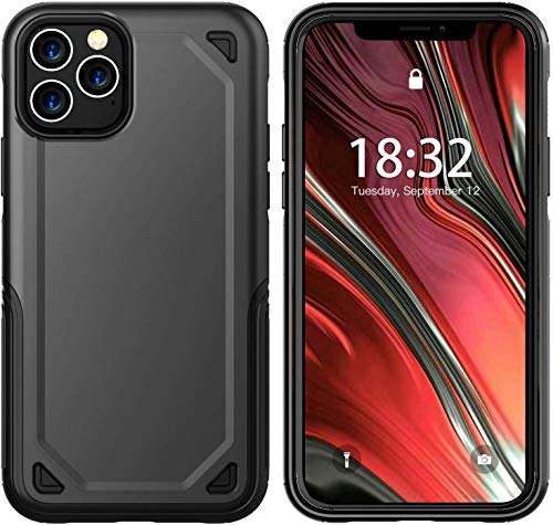 Product Cover AJIA iPhone 11 Pro Max Case 【2019】 360°Stylish Dual Layer Hard PC Back Shockproof Slim Wireless Charing Support Cover Case for iPhone 11 Pro Max(6.5inch)
