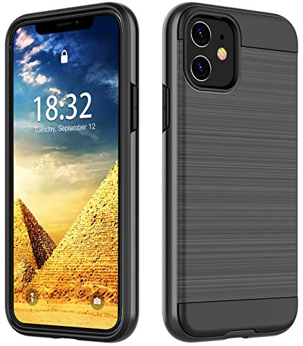 Product Cover Oterkin iPhone 11 Case, Case for iPhone 11【2019 New】 360° Stylish Dual Layer Hard PC Back Protective Shockproof [Slim Fit] Cover Case for iPhone 11 ONLY(6.1inch) (2019 Release)