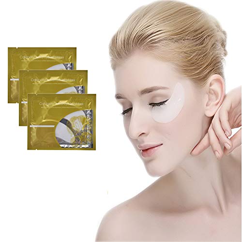 Product Cover Crystal Collagen Eye Mask (50 Pair) Under Eye Gel Pads to Reduce Dark Circles, Wrinkles, Puffiness, Natural Anti-Aging Care