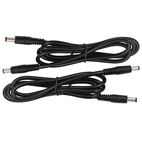 Product Cover BEKER 2PCS Male to Male 5.52.5MM Plug DC Power Adapter Cable DC Extension Cable 5.5 x 2.5mm Male Plug to 5.5 x 2.5mm Male Adapter Extension Cable 3.3FT/1M