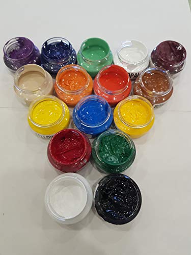 Product Cover Alpha System Opaque Pigment for Epoxy Resin (Set of 16 Colours 40 gms Each.)
