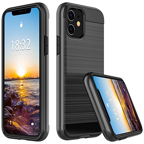 Product Cover GOLDJU iPhone 11 case,iPhone 11R/XIR/XR2 case【2019 New】 360°Protective Dual Layer Hard PC Back Slim Sleek Shockproof Dirtproof Case for iPhone 11 (6.1 inch)