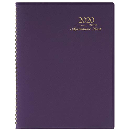 Product Cover 2020 Appointment Book/Planner - Weekly Appointment Book/Planner 2020, Daily/Hourly Planner with Tabs, 15 Minutes, 8.26