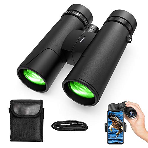 Product Cover TONDOZEN 10X42 Compact Binoculars for Adults Kids with Phone Adapter, BAK-4 Prism Binoculars for Bird Watching, Cruise, Sports, Concerts, Hunting, Trip with Carrying Bag Neck Strap