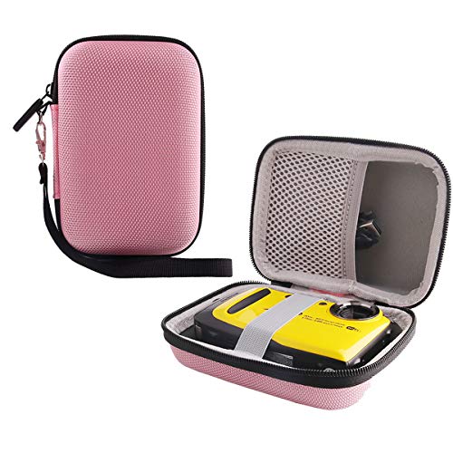 Product Cover WERJIA Hard EVA Travel Case for Fujifilm FinePix XP120/130/140/80/90 Digital Camera Case (Pink)