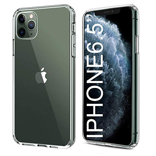 Product Cover HOMEMO Phone Case for iPhone 11 Pro Max 2019 Solid Acrylic Back Reinforced Soft TPU Frame Ultra Clear Slim Shock Absorption Bumper Anti Scratch Fingerprint Oil Stain Back Cover