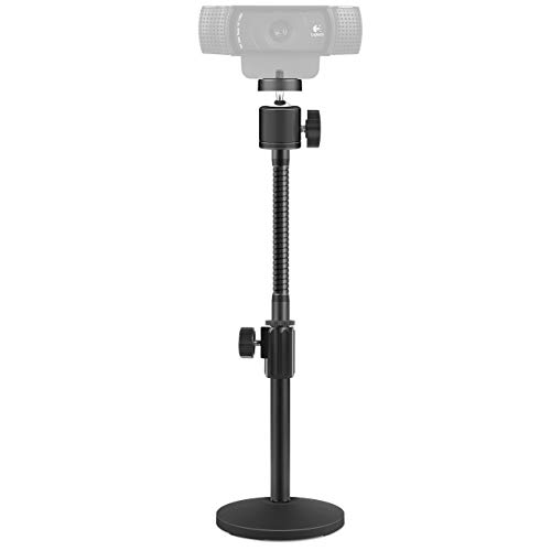 Product Cover InnoGear Upgraded Adjustable Desktop Stand Flexible Holder Stand with Tripod Head, Gooseneck and Base for Logitech Webcam C922 C930e C920S C920 C615 and BRIO and Other Devices with 1/4