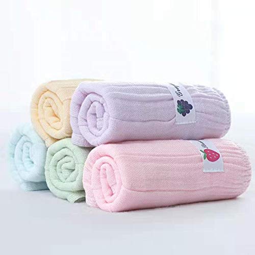 Product Cover Jay & Ava Baby Premium Muslin Cotton Washcloths, Organic Cotton, 5-Pack, Super Soft & Absorbent, Hypoallergenic for Sensitive Skin, 5 Layers Thick Newborn Bath & Face Towel, Perfect Baby Shower Gift