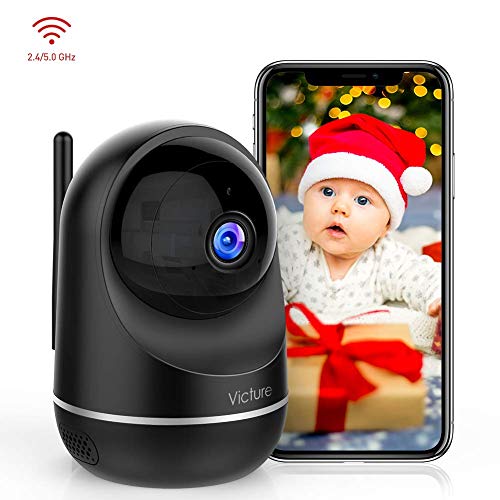 Product Cover Victure Dualband 2.4Ghz and 5Ghz 1080P WiFi Camera Baby Monitor,FHD Wireless Security Camera with Motion Detection via IPC360 Pro, Pan Tilt, 2-Way Audio, Night Vision
